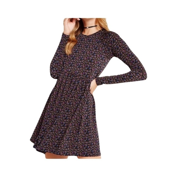BCBGeneration Floral Print Babydoll Dress Size XXS - Picture 1 of 7